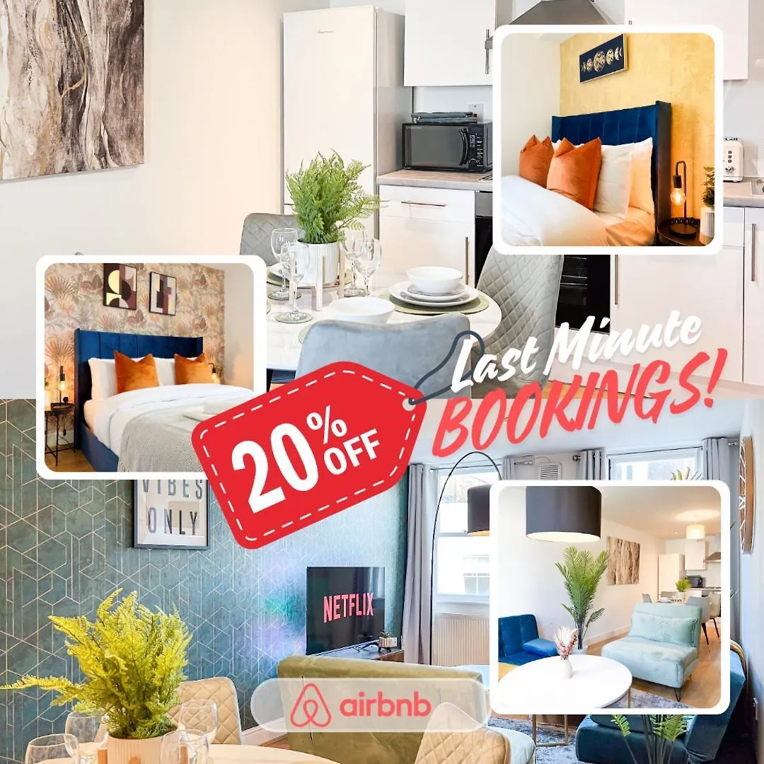 Last-Minute Specials L Premium Deal On 2 Double Bed Apartment For 6 Guests L Best Deals L Hofin Stays Short Lets & Serviced Accommodation London